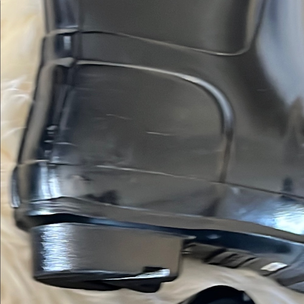 Hunter Black Rain Boots - Picture 10 of 11